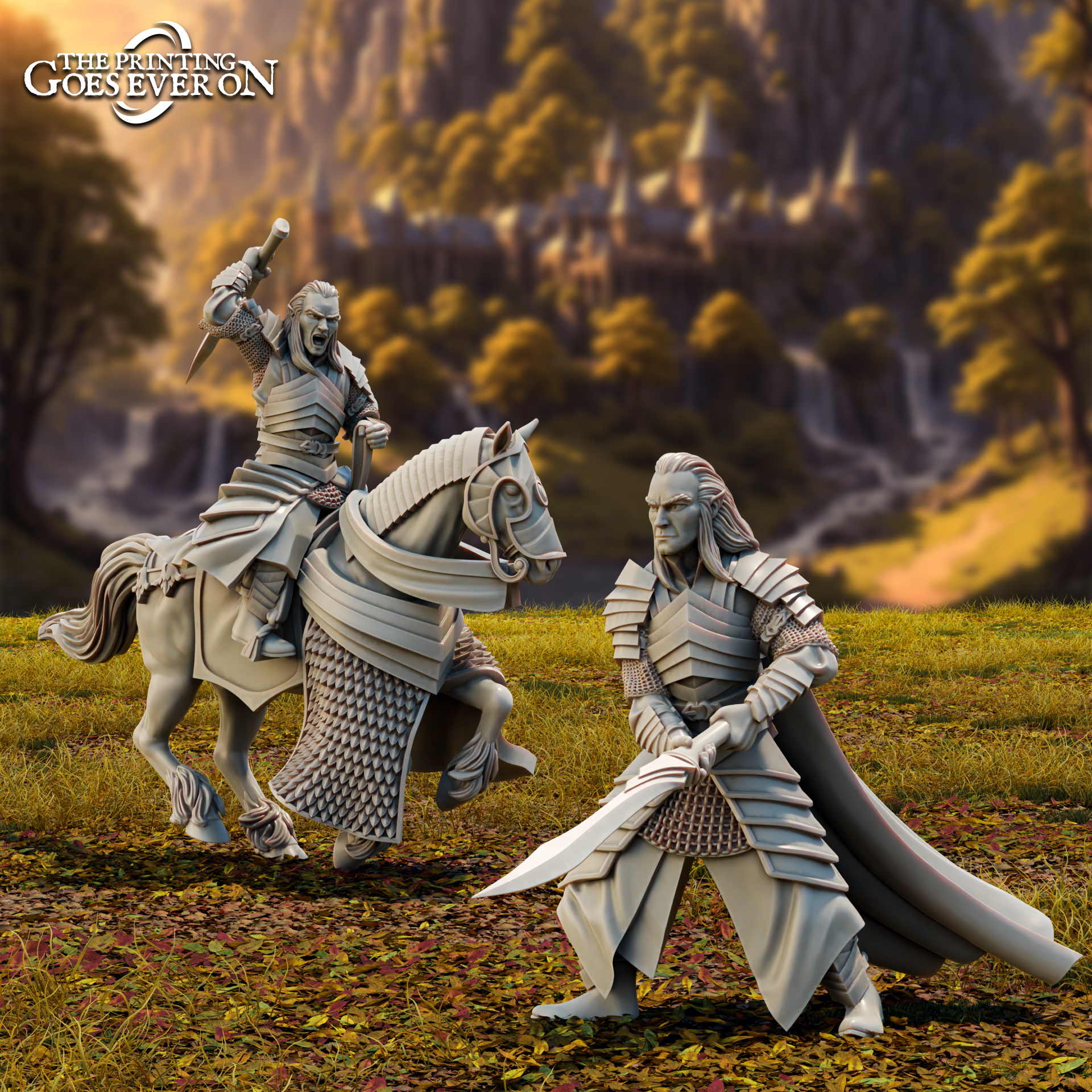 Lord Eleron - On Foot and Mounted - Presupported